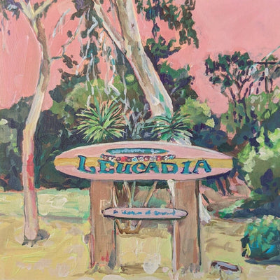 Leucadia Sign, Encinitas - Sunny-Creek-Studios