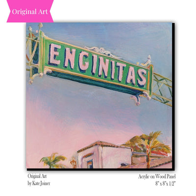 Encinitas Sign, Original - Sunny-Creek-Studios