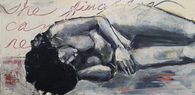 Original Art: Figure, "Reclining Nude" - Sunny-Creek-Studios
