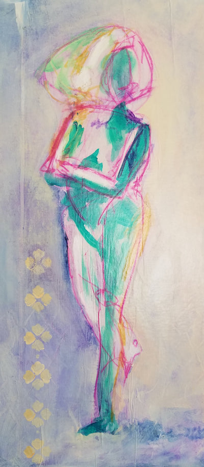 Original Art, Figure, "Standing Nude" - Sunny-Creek-Studios