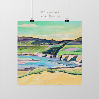 Jalama Beach, Lompoc, Gaviota, Series of 7 paintings , Print, framed or canvas in variety of sizes. print - Sunny-Creek-Studios